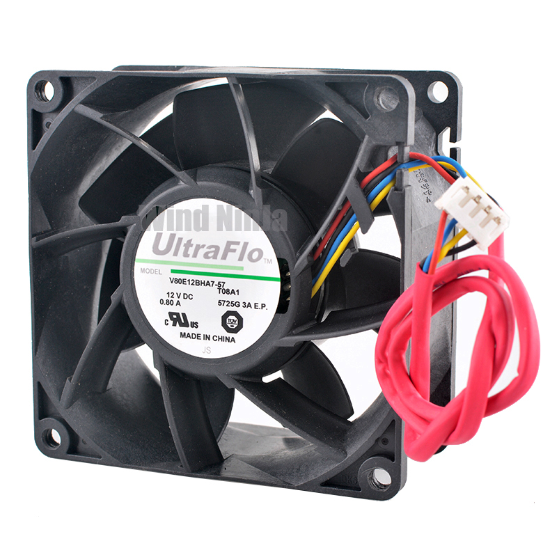 Server Power Supply - (2 unidades) V80E12BHA7-57 8038 Ventoinha de
