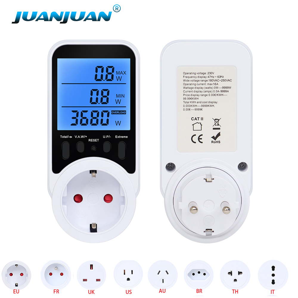 Power Supply Tester - Medidor de energia com display lcd,