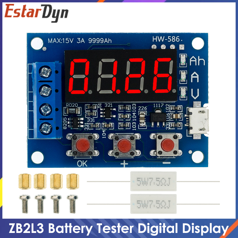Zb2l3 testador de bateria led  - Power Supply Tester avaliação e preço