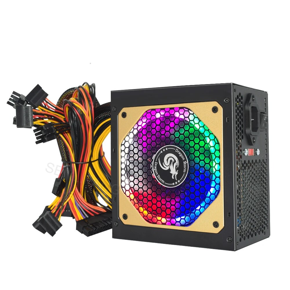 Atx 400w 600w 110-230v rgb 12v - Power Supply 750W avaliação e preço